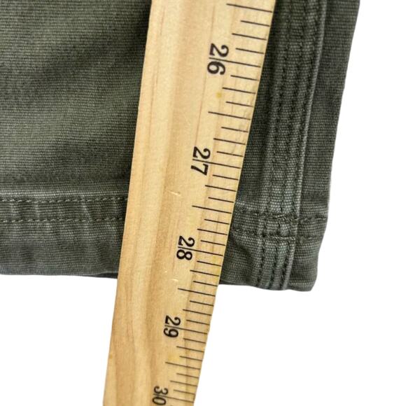 Duluth Trading Women’s Curvesetter Cargo Work Pants Olive Green Flex Utility - Picture 5 of 8
